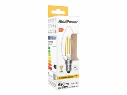 Bombilla LED regulable de color oliva, 6 W, 4000 K, E14