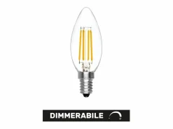 Bombilla LED regulable de color oliva, 6 W, 2700 K, E14