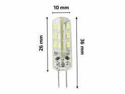 Ledkia Bombilla LED 12V G4 1.5W 120 lm 3000K Cálido Blanco