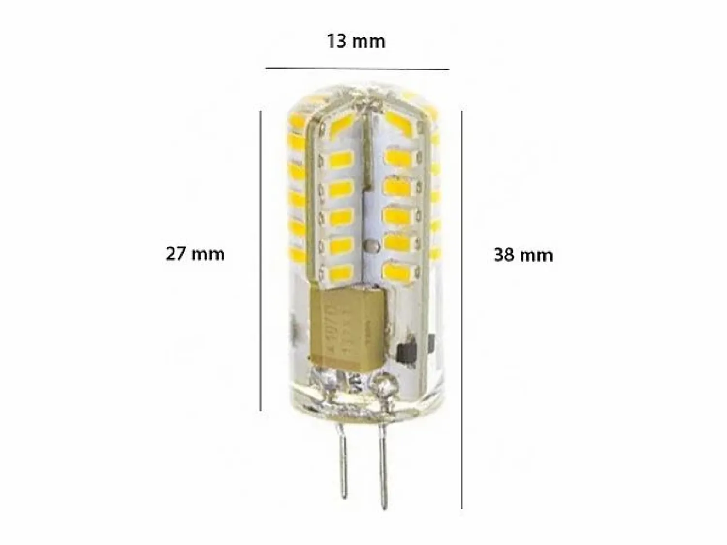 Ledkia Bombilla LED 12V G4 2W 270 lm No Flicker 3000K Cálido