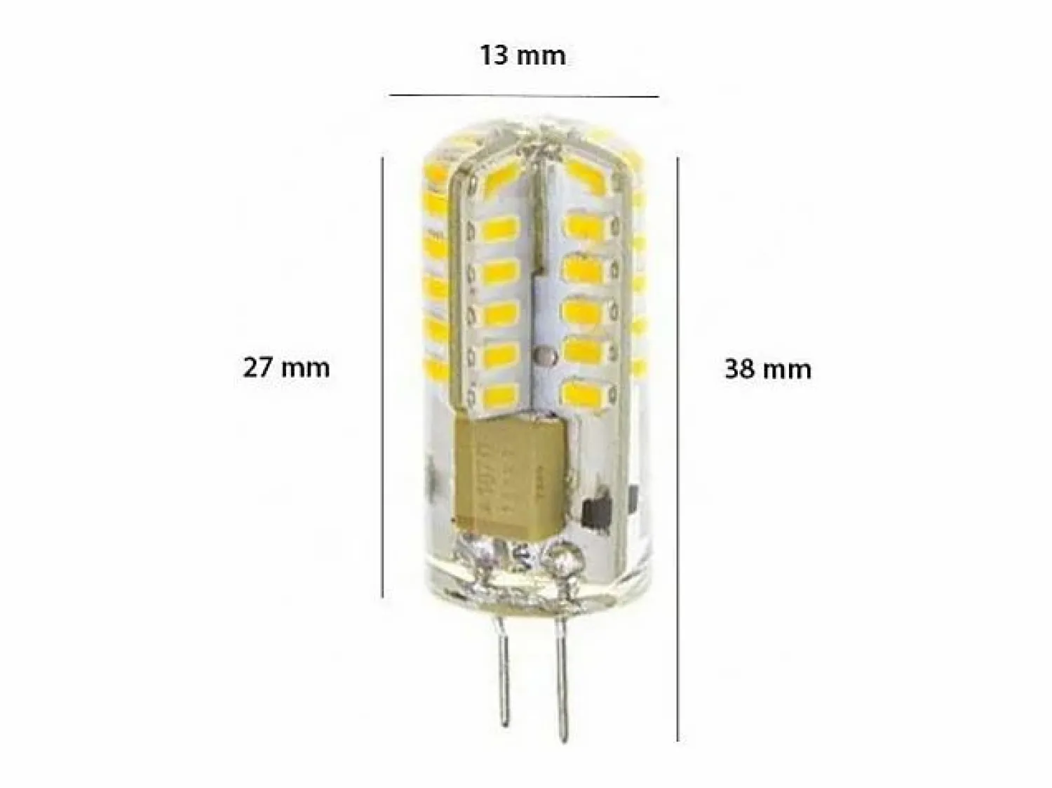 Ledkia Bombilla LED 12V G4 2W 270 lm No Flicker 3000K Cálido