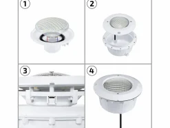 Clearance Bombilla Piscina LED Sumergible 12V AC/DC 18W IP68 PAR56 6500K Frío Bombilla
