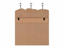 Outlet Garden Furniture Borghild Perchero de pared con 6 ganchos 120x40 cm Multicolor