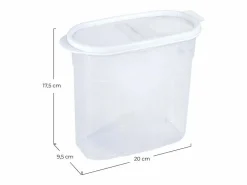 7H SEVEN HOUSE Bote con Tapa Dispensadora 1.7L 20x9.5x17.5cm 7house
