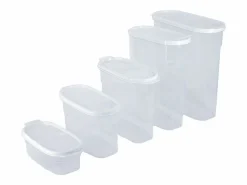 Hot Bote con Tapa Dispensadora 2.4L 24.5x9.5x17.5cm 7house Comida Para Animales De Compañía