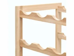 Best Botellero de madera de cedro 57,5x28x102 cm ES490964 Marru00f3n