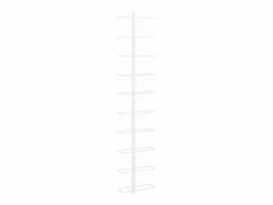Clearance Botellero de pared para 10 botellas de metal ES865995 Blanco