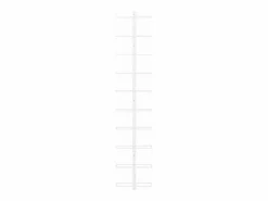 Clearance Botellero de pared para 10 botellas de metal ES865995 Blanco