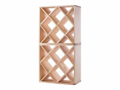 Online Botellero Loreo rejilla de madera marrón claro 2 piezas Botellero|Accesorios Para Vino Y Bar