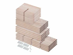 Online Botellero Loreo rejilla de madera marrón claro 2 piezas Botellero|Accesorios Para Vino Y Bar