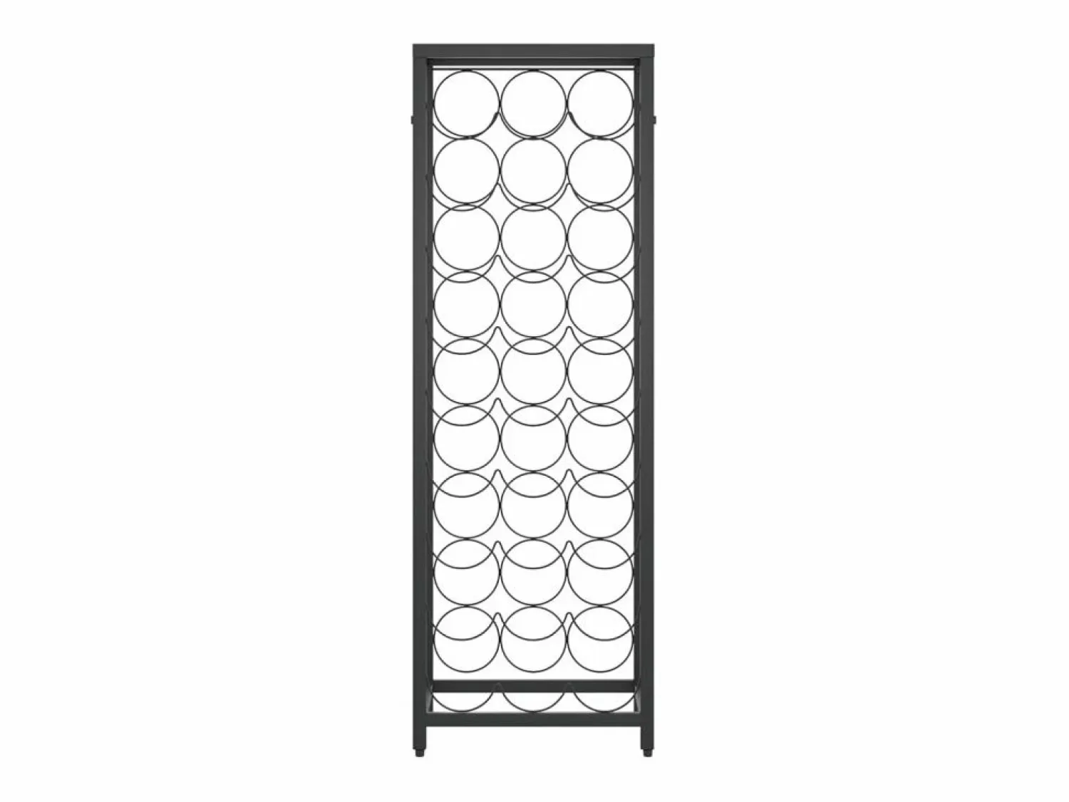 Clearance Botellero para 27 botellas hierro forjado 34x18x100 cm ES642584 Botellero|Accesorios Para Vino Y Bar