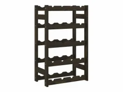 Botellero para 20 botellas madera maciza de pino ES381595 Botellero|Accesorios Para Vino Y Bar