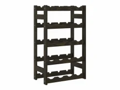 Botellero para 20 botellas madera maciza de pino ES381595 Botellero|Accesorios Para Vino Y Bar