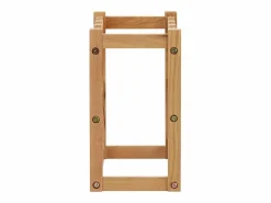 Clearance Botellero para 12 botellas madera maciza de roble 47x21x36 cm ES523930 Botellero|Accesorios Para Vino Y Bar