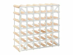 Discount Botellero para 42 botellas de madera maciza de pino ES574123 Botellero|Accesorios Para Vino Y Bar
