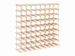 Discount Botellero para 72 botellas madera maciza pino 90,5x23x90,5 cm ES167451 Botellero|Accesorios Para Vino Y Bar