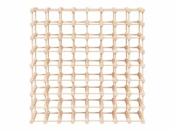 Discount Botellero para 72 botellas madera maciza pino 90,5x23x90,5 cm ES167451 Botellero|Accesorios Para Vino Y Bar