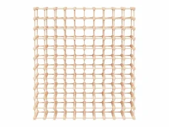 Botellero para 120 botellas madera maciza pino 112,5x23x123,5cm ES707022