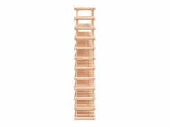 Botellero para 120 botellas madera maciza pino 112,5x23x123,5cm ES707022