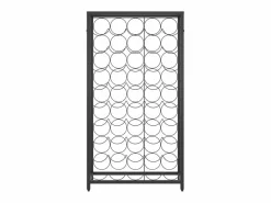Botellero para 45 botellas hierro forjado 54x18x100 cm ES645414 Negro