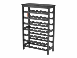 Best Botellero SucceBuy de Bambú Modular de 7 Niveles para 42 Botellas con Estante de Exhibición de Sobremesa Botellero