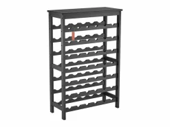 Best Botellero SucceBuy de Bambú Modular de 7 Niveles para 42 Botellas con Estante de Exhibición de Sobremesa Botellero
