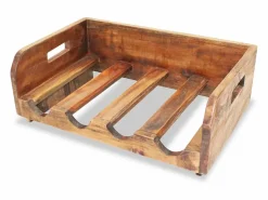 Clearance Botelleros para 16 botellas 4 uds madera maciza reciclada ES182196 Botellero|Accesorios Para Vino Y Bar