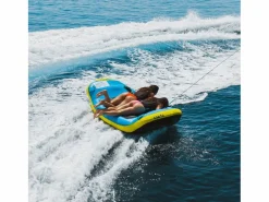 Best COASTO Boya remolcada Beagle 175 x 150 cm - Nylon 420 D - PVC 26G - 4 asas de neopreno - Carga máxima 154 kg - 2 plazas Azul