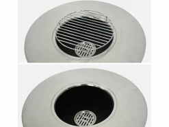 Sweeek Brasero barbacoa con espacio de almacenamiento, ø60cm