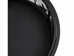 Online vidaxl Brasero con atizador acero XXL 50 cm Negro