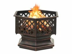 Hot Brasero con atizador acero 62x54x56 cm Brasero