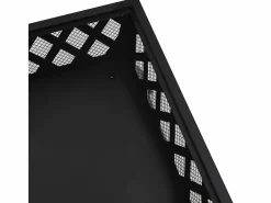 vidaxl Brasero con atizador acero XXL 50 cm
