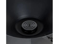 Clearance Somagic Brasero de carbón con placa de hierro fundido esmaltado Negro
