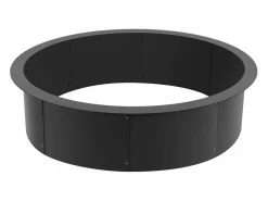 Brasero de Jardín, SucceBuy Anillo Redondo de Acero para Fogatas al Aire Libre de 114,3 cm