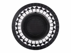 Brasero de mosaico cerámica y blanco 68 cm Brasero