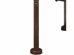 vidaxl Brasero rústico de hierro Ø40 cm Marru00f3n