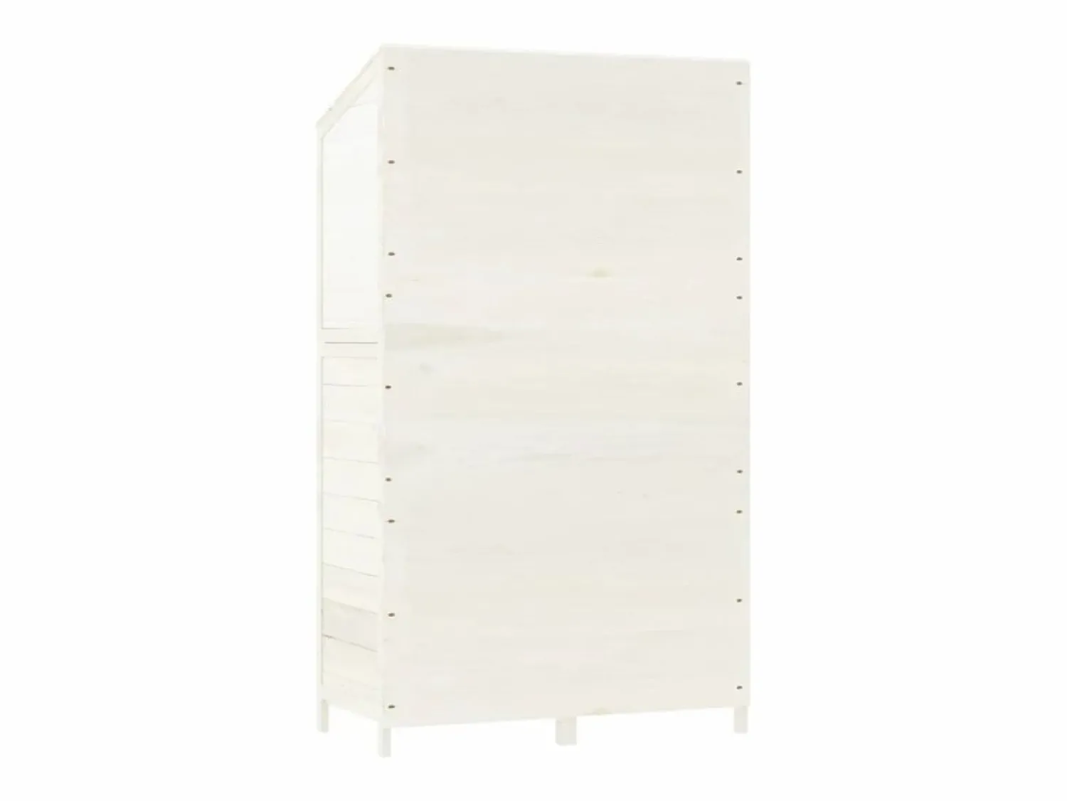 Hot Bristol Cobertizo de jardín madera maciza abeto 102x52x174,5cm Caseta De Jardín