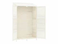 Hot Bristol Cobertizo de jardín madera maciza abeto 102x52x174,5cm Caseta De Jardín