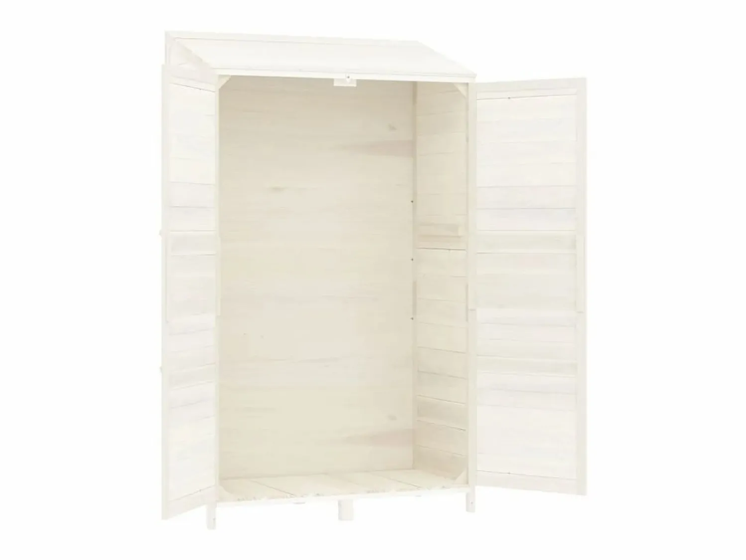 Hot Bristol Cobertizo de jardín madera maciza abeto 102x52x174,5cm Caseta De Jardín