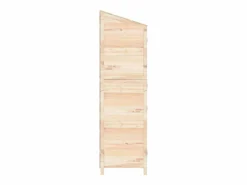 Clearance Bristol Cobertizo de jardín madera maciza de abeto 55x52x174,5 cm Caseta De Jardín