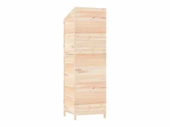 Clearance Bristol Cobertizo de jardín madera maciza de abeto 55x52x174,5 cm Caseta De Jardín