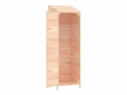 Clearance Bristol Cobertizo de jardín madera maciza de abeto 55x52x174,5 cm Caseta De Jardín