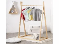 Discount Burro De Ropa Tipi Infantil Organizador Melamina 79x126 cm Robe/Blanco Burro Para Ropa