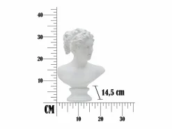 New Busto decorativo clásico de mujer en poliresina h34 cm Estatua