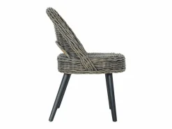 Discount Butaca de ratán kubu 60x60x79 cm SHL5413 Negro