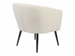 Best Butaca Melrose respaldo circular blanco 70x66x64 cm Sillón