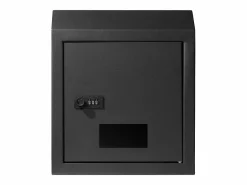 Buzón de Correo con Cerradura Combinada para Dejar las Llaves en la Puerta de SucceBuy, Color Negro
