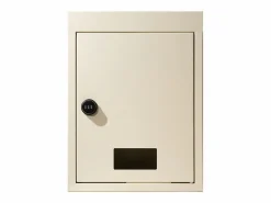Sale Buzón de Pared SucceBuy 31.8 x 16 x 42.9 cm, Buzón de Acero Robusto con Cerradura de Combinación, – Almacenamiento Seguro del Correo Beige