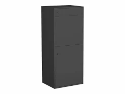 Discount Buzón para paquetes antracita - An.45 x Prof.35 x Al.105 cm - COLIBRI Buzón