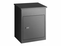 Buzón para Paquetes, SucceBuy Buzones de Exterior 44 x 35 x 58,3 CM, Acero Galvanizado, Cerradura Codificada